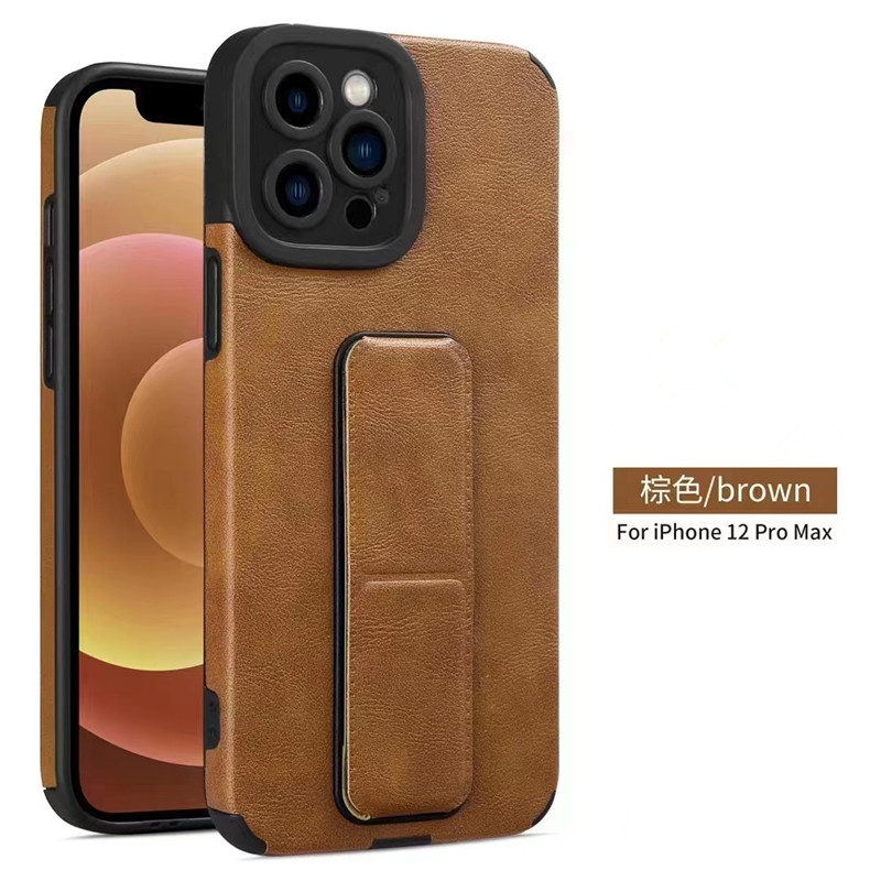 Κατάλληλο για το Apple iPhone12Pro Max Case, Holder Type Mobile Phone Dearity Case iPhone13Pro Δερμάτινη προστατευτική θήκη