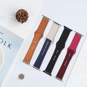 Ο γνήσιος δερμάτινος ιμάντα, το αναπνεύσιμο και ανθεκτικό, μοντέρνο πλέγμα Qianniao, μικρός, φρέσκος και συμπαγής ιμάντα, κλπ. Είναι κατάλληλα για ρολόγια Apple, Samsung, Huawei και Xiaomi, 38mm, 40mm. 42 χιλιοστά