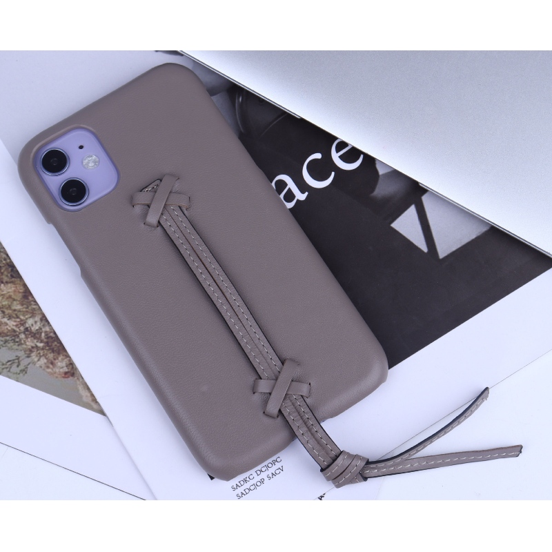 Το νέο Apple iPhone 15 μινιμαλιστικό στερεό χρώμα γνήσιο δερμάτινο τηλέφωνο διαθέτει μια θήκη πλήρους δερμάτινου ιμάντα και μια θήκη πλήρους περιτύλιξης και τηλεφώνου πλήρους πτώσης 360 μοιρών